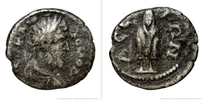 Assos, Commodus, bronze coin — Telesphorus standing facing (CN type 18936)
