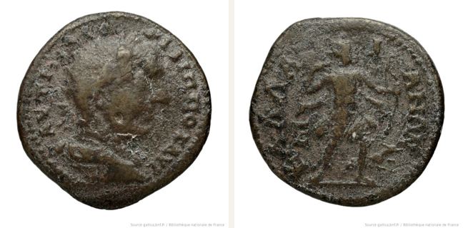 Kallatis, Philippus Arabs, bronze coin — Artemis advancing right (CN type 16458)