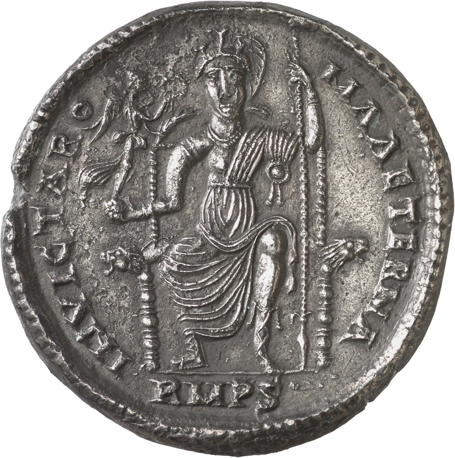 RIC X Priscus Attalus 1408