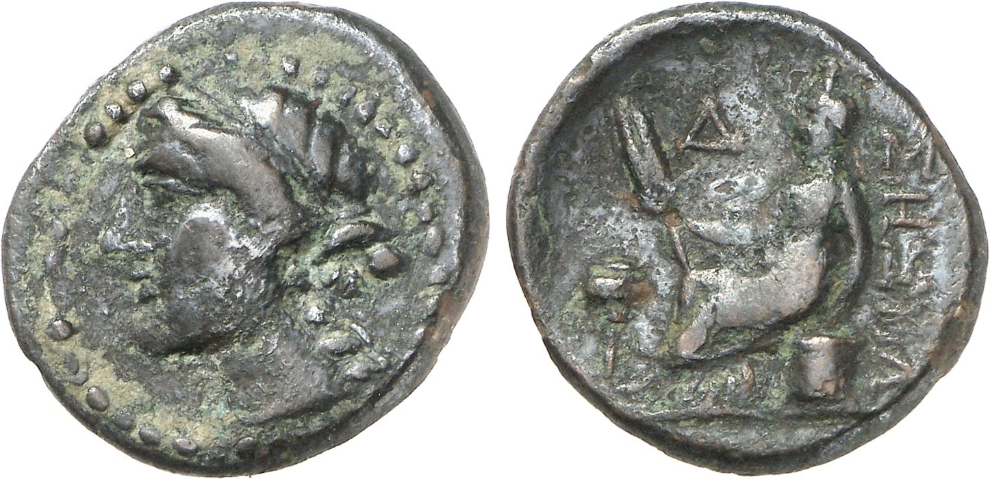 Sestos, large denomination (bronze) — Demeter seated left on basket (CN type 11905)