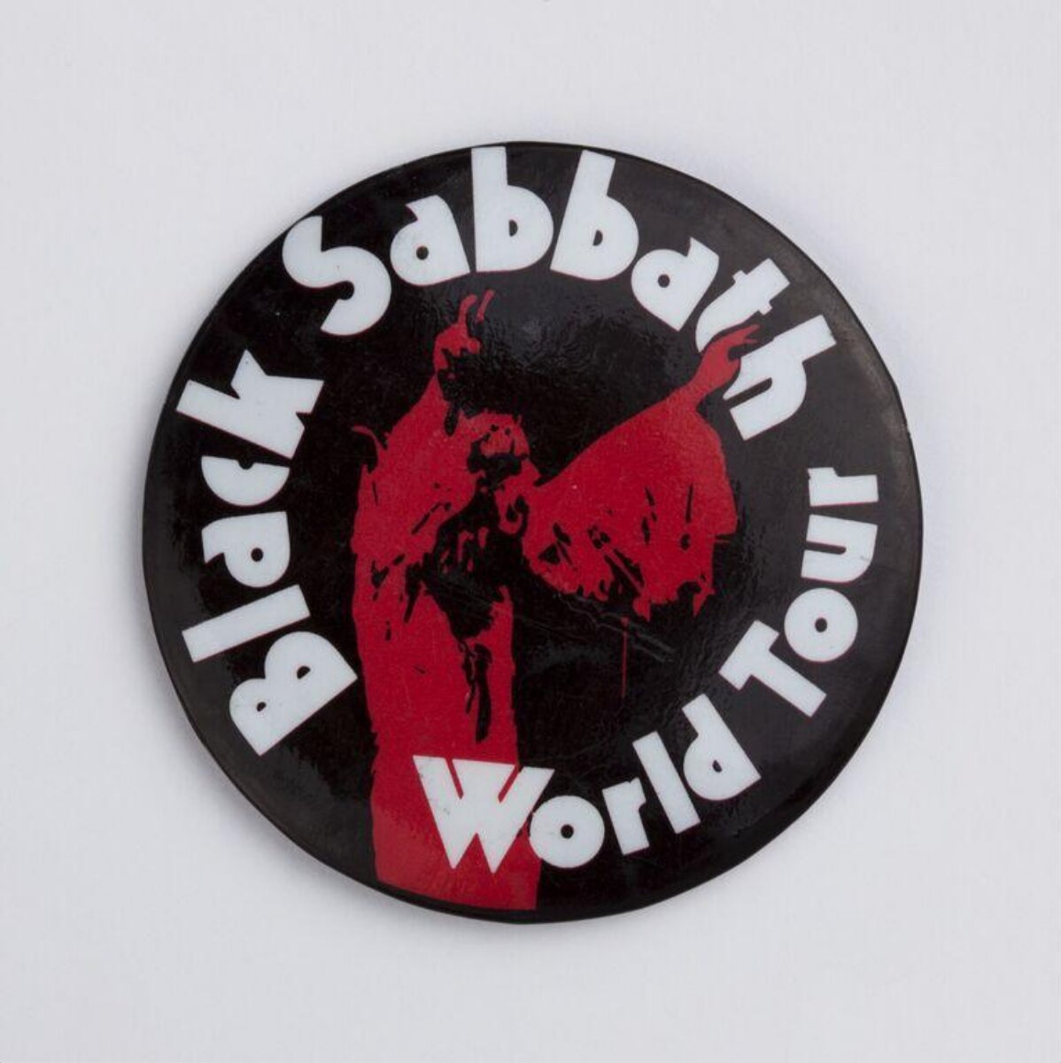 Badge — Black Sabbath World Tour badge, England, 1972-1973 (S.3157-2010)