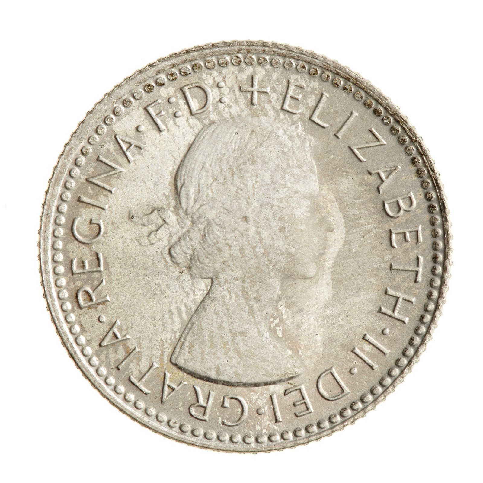 Coin, Sixpence, Australia, 1963 — museum object NU 4792