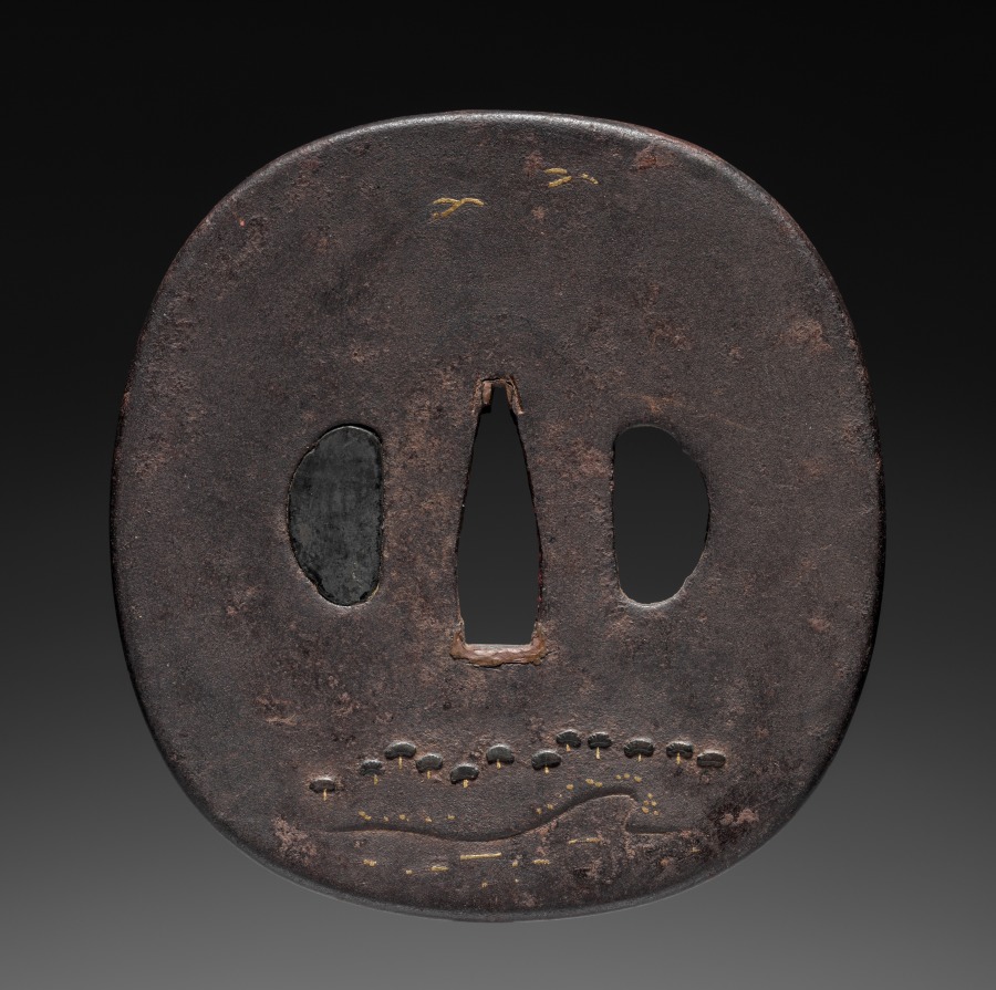 Additional museum view 2 of Sword Guard (Tsuba) (accession 1919.270).