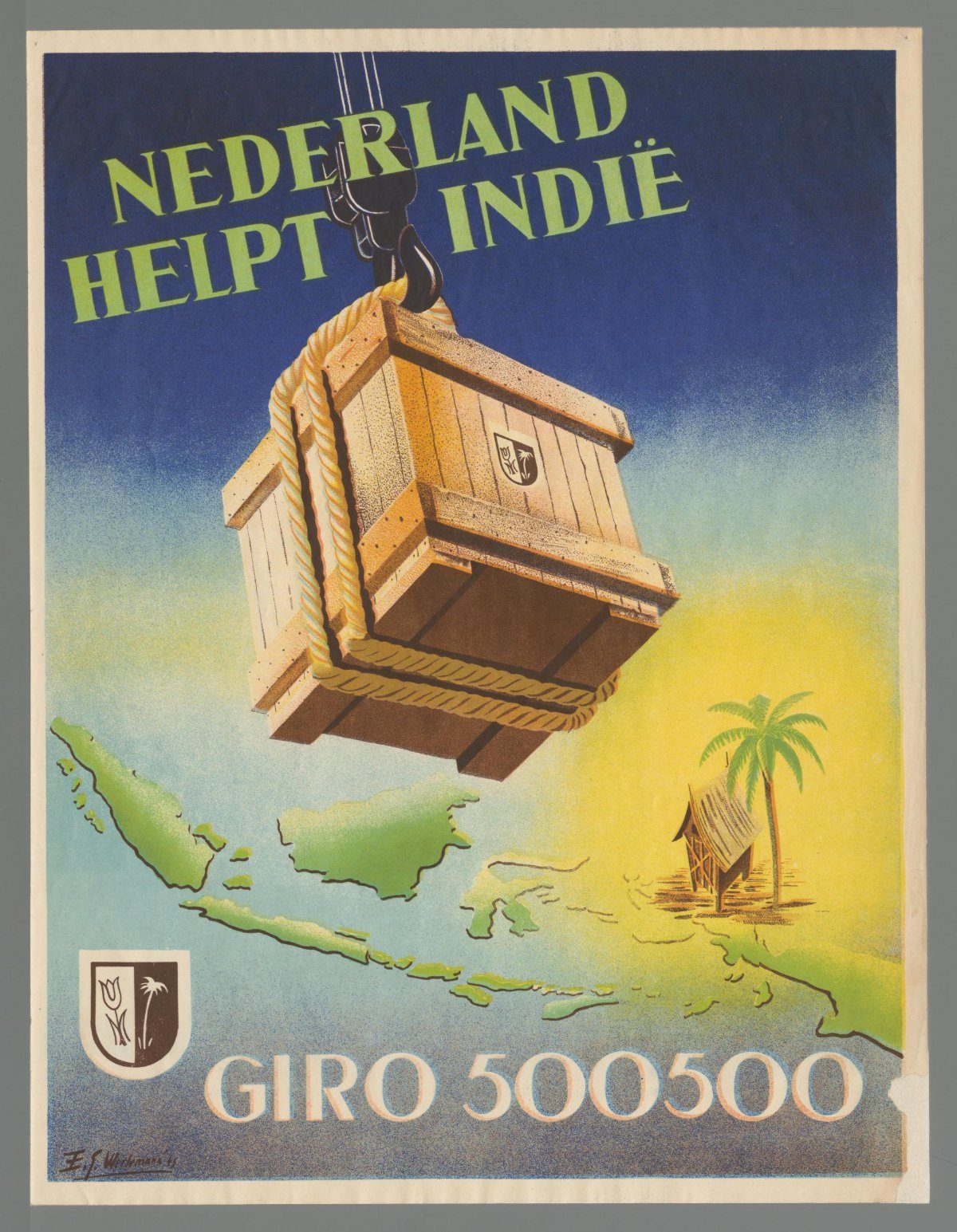 Nederland helpt Indië. Giro 500500