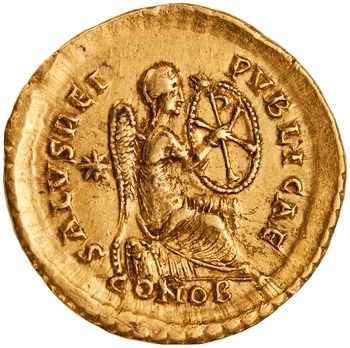 RIC X Theodosius II (East) 205