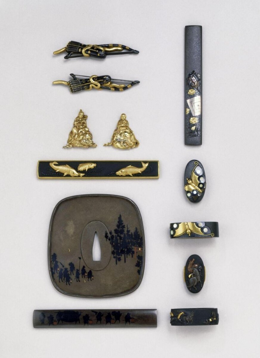 Pair of menuki, Japan, ca. 1660-1724