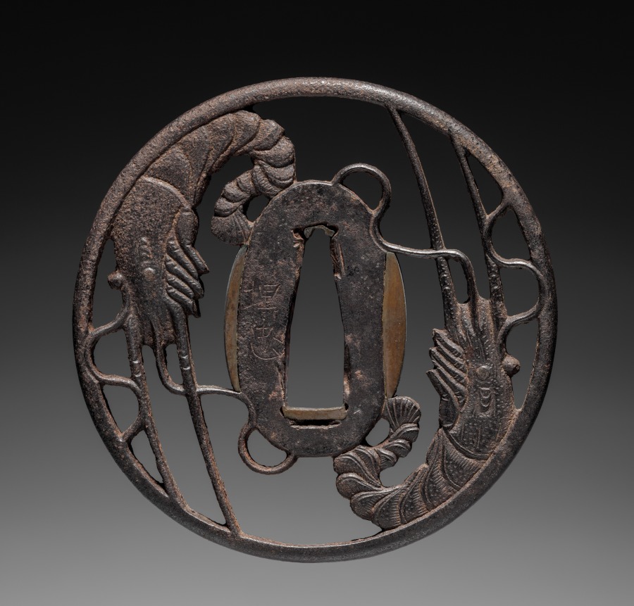 Additional museum view 2 of Sword Guard (accession 1919.307).