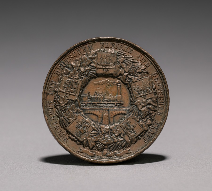 Medal Commemorating the Exhibition of Textiles, Berlin, 1844 (reverse), 1844 (Cleveland Museum of Art 1916.1879.b)