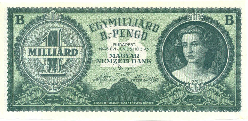 Hungarian B.-Pengo Notes, 1946