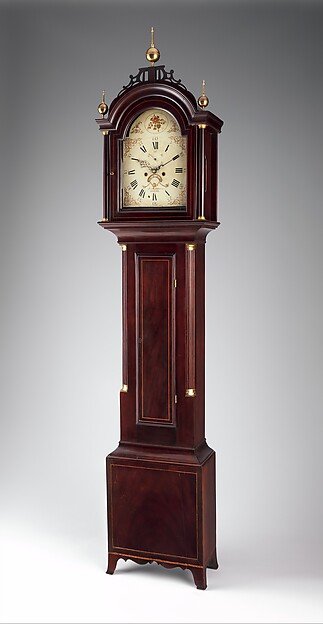 Additional museum view 2 of Tall Clock (accession 1986.82).