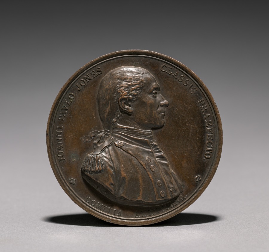 Medal: John Paul Jones (obverse), undated (Cleveland Museum of Art 1916.1873.a)