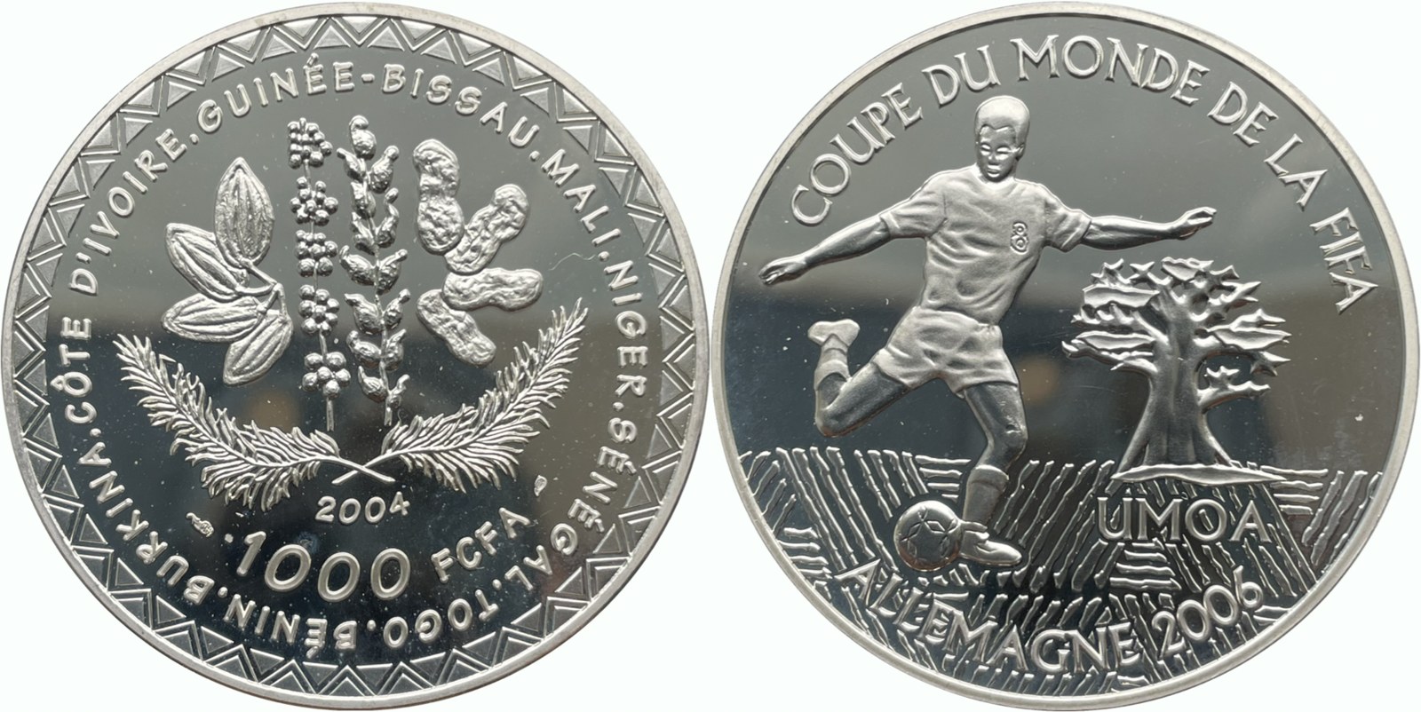 CFA franc coinage used in Senegal