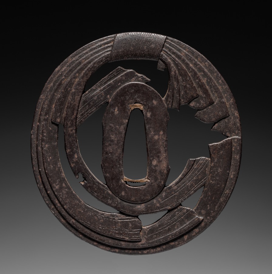 Additional museum view 2 of Sword Guard (accession 1919.313).