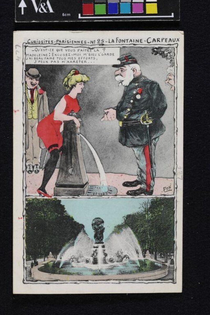 Postcard — Curiosités Parisiennes, France, ca. 1906