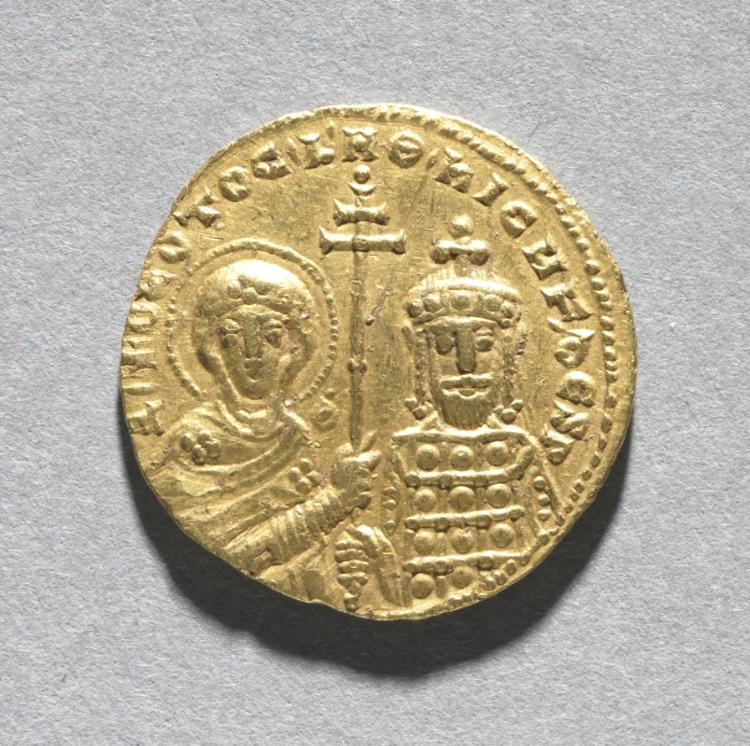 Nomisma with Nicephorus II Phocas (reverse), 963–969 (Cleveland Museum of Art 1968.60.b)