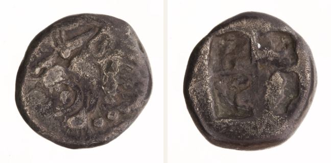 Chersonesus Thracica, Hemihekte — Quadripartite incuse square (CN type 20379)