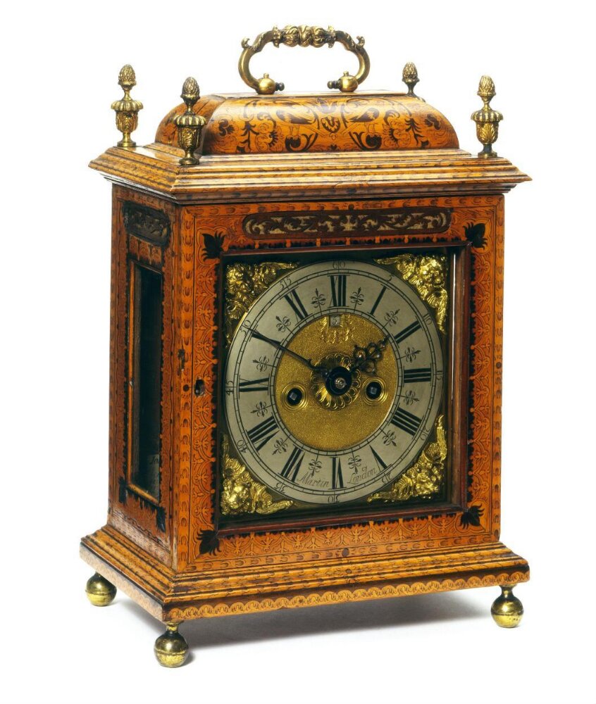 Bracket clock, Martin, John, London, ca. 1695