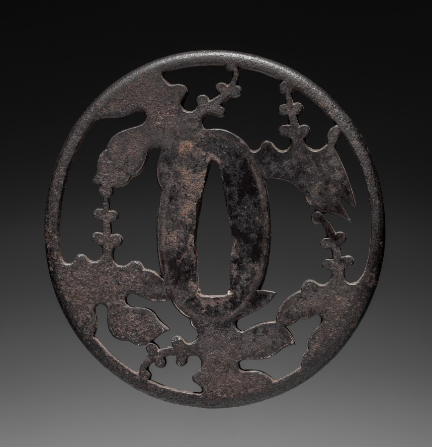 Additional museum view 2 of Sword Guard (accession 1919.317).