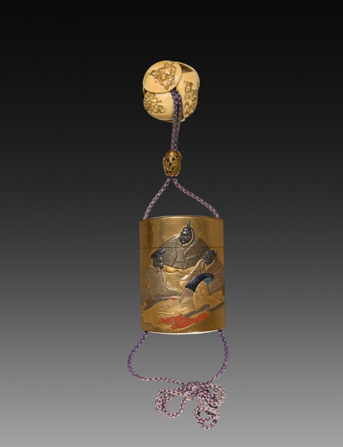 Additional museum view 2 of Inro (accession 1916.868).