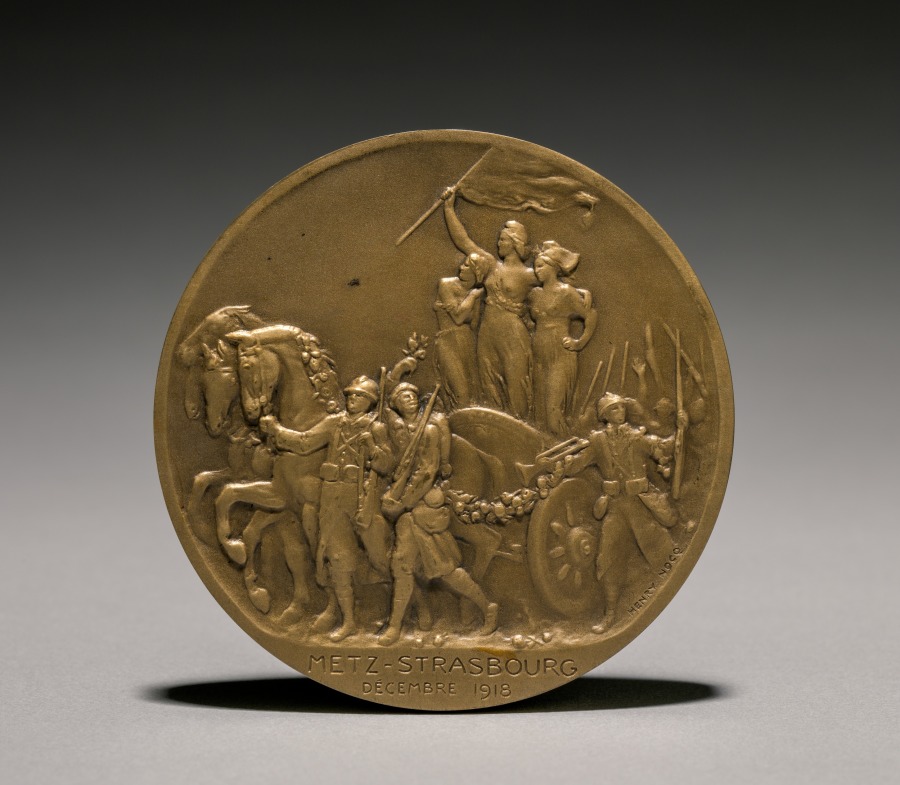 Poincare-Clemenceau Medal (reverse), 1900s (Cleveland Museum of Art 1923.428.b)