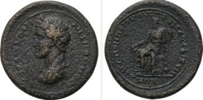 Bizye, Antoninus Pius, Medallion (CN type 1393)