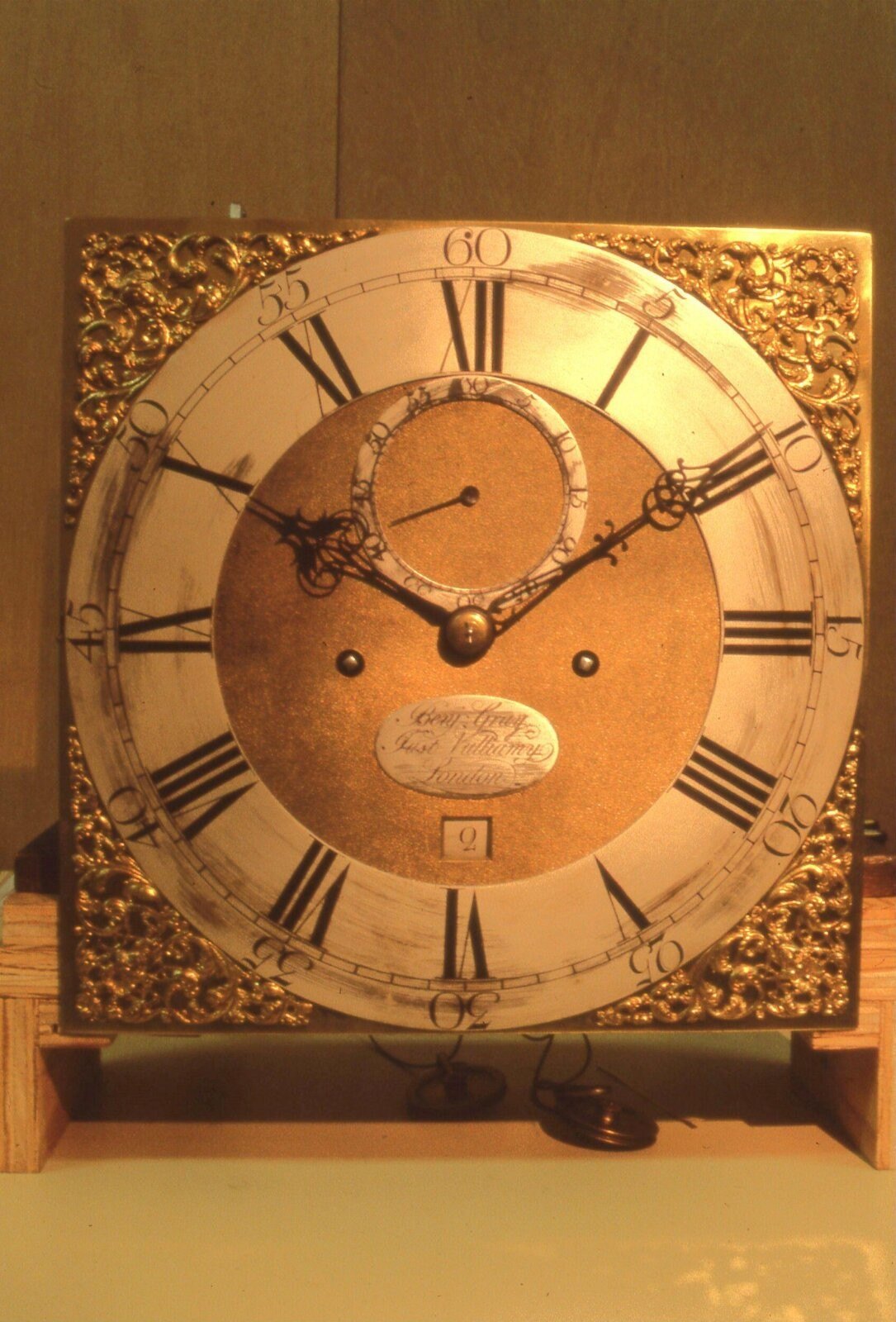 Clock, long case, Benjamin Gray and Just Vulliamy, London, 1730 — museum object W.65:1 to 6-1929