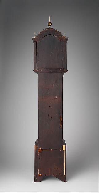 Additional museum view 3 of Tall Clock (accession 1986.82).