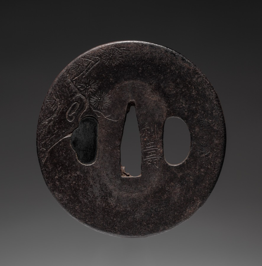 Additional museum view 2 of Sword Guard (accession 1919.436).