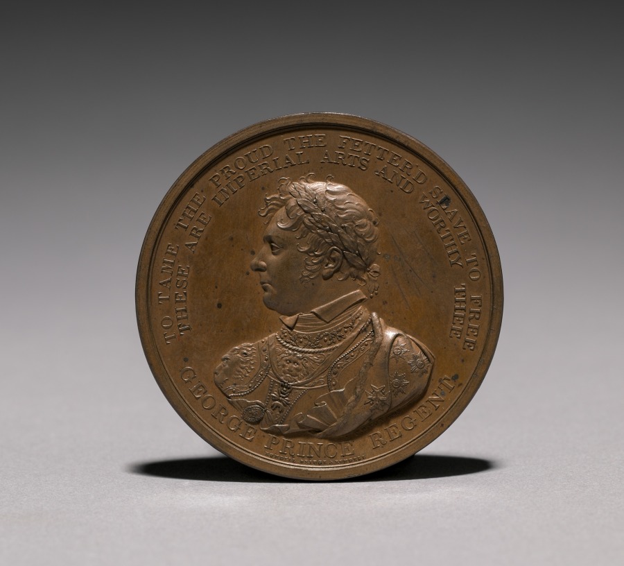 Medal: George, Prince Regent (obverse), 1816 (Cleveland Museum of Art 1916.1875.a)