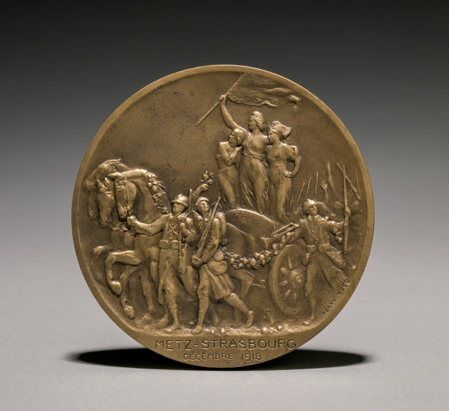 Poincare-Clemenceau Medal (reverse), 1900s (Cleveland Museum of Art 1923.429.b)