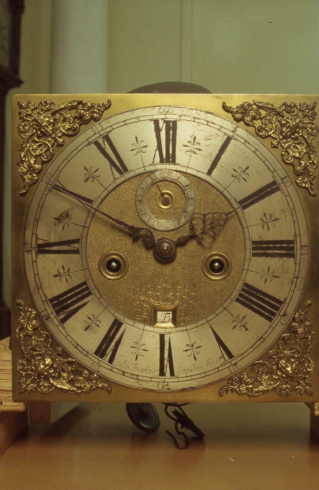 Longcase clock, Edward Speakman, London, 1700 — museum object W.14:2-1956