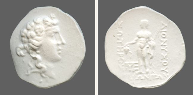 Maroneia, tetradrachm — Nude Dionysus standing left (CN type 1865)
