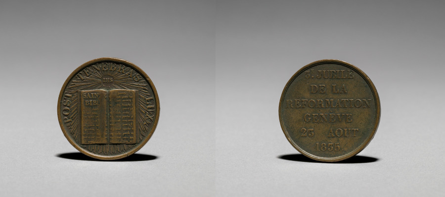 Medal: Commemorating 3c Jubilé de la Reformation Genève 23 Aôut 1835, 1835 (Cleveland Museum of Art 1916.1882)