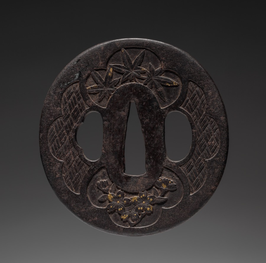 Additional museum view 2 of Sword Guard (Tsuba) (accession 1919.438).