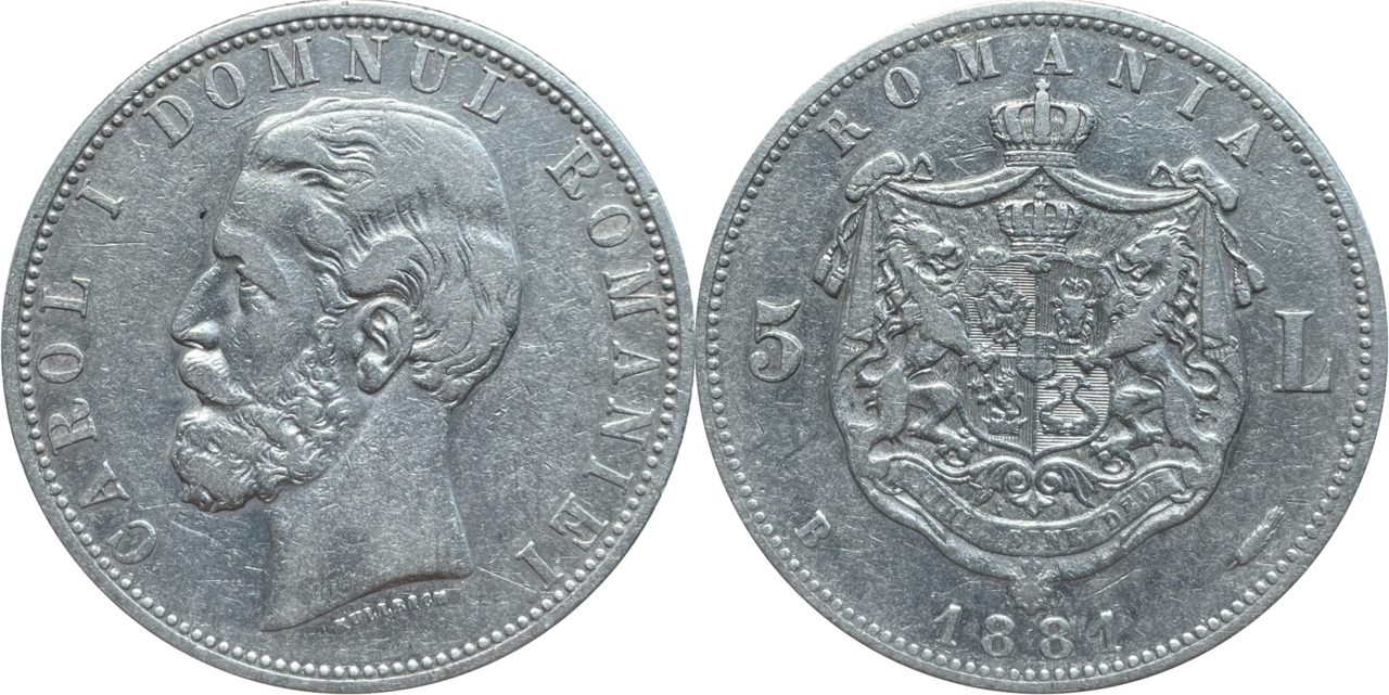 Romania 5 Lei, Carol I