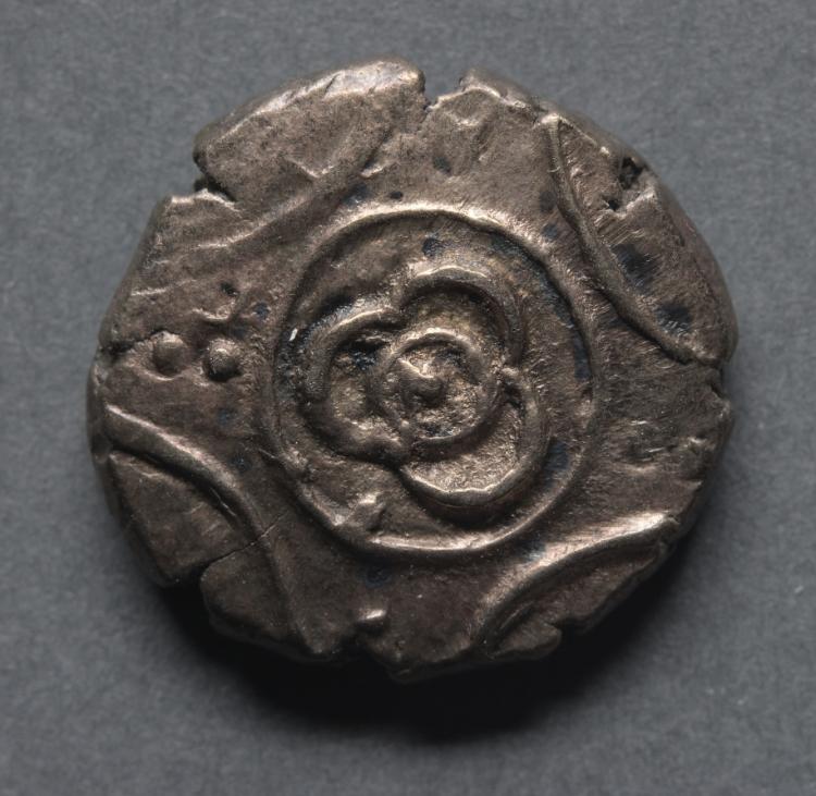 Stater: Three-Petal Flower (obverse), 20 BCE–10 CE (Cleveland Museum of Art 1969.156.a)