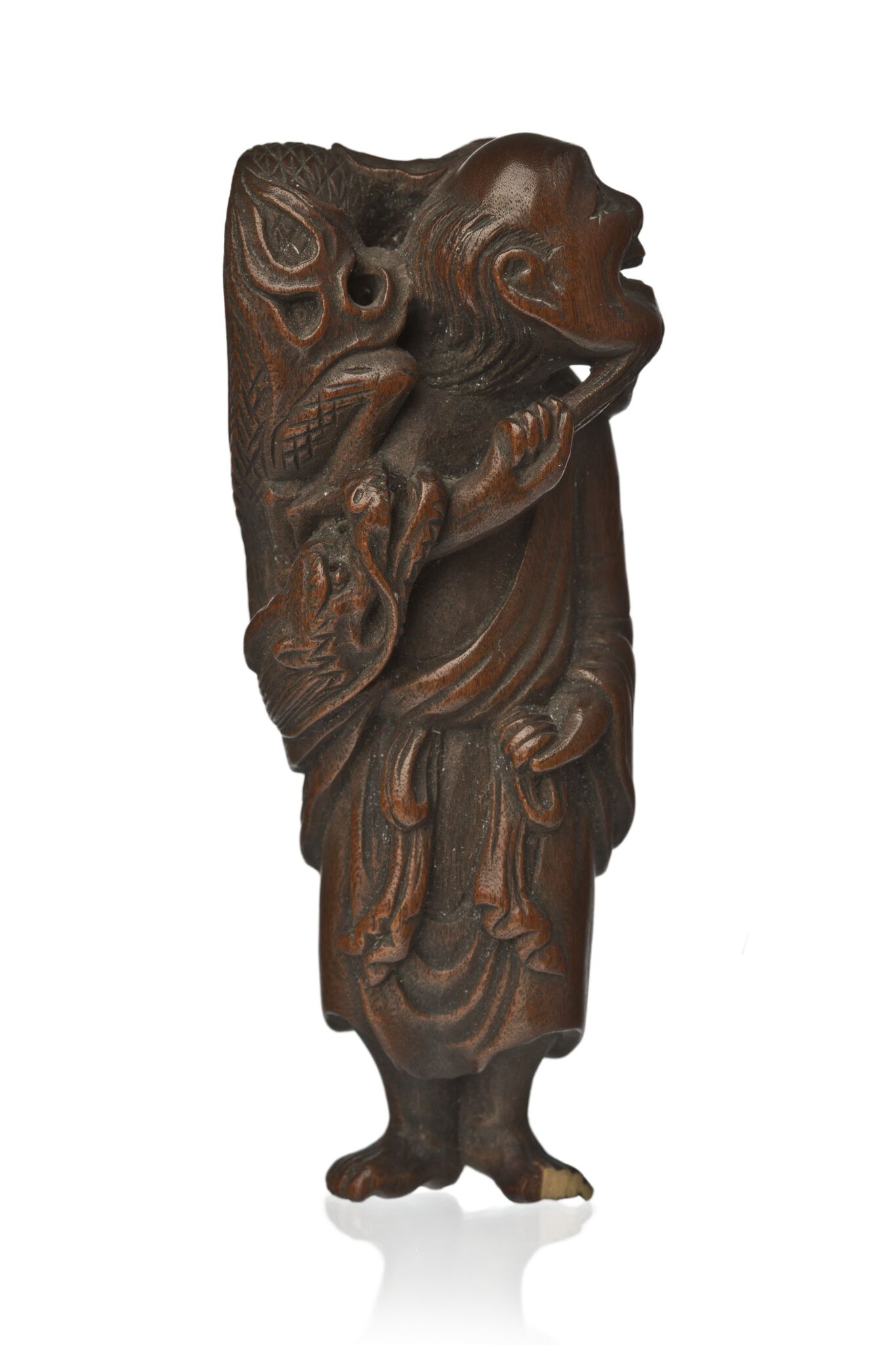 Netsuke "Fisherman Who Fed the Dragon", 2022