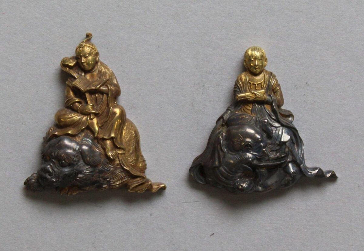 Pair of menuki, Japan, ca. 1850-1896