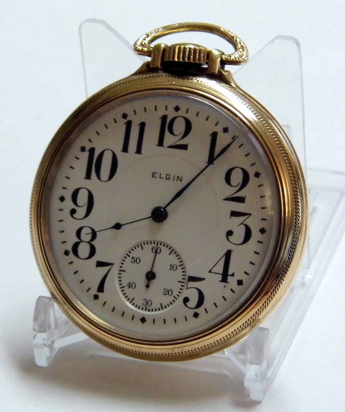 Elgin National Watch Company open-face pocket watch, circa 1918