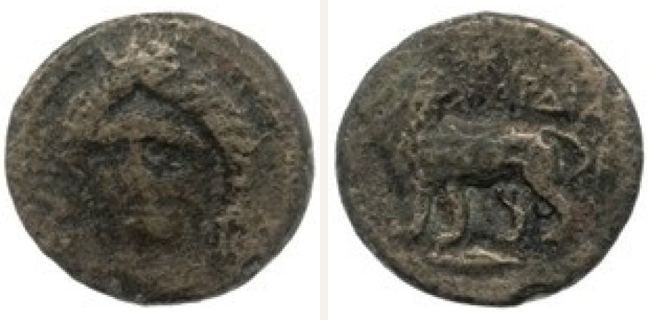 Kardia, Kardia A — Lion standing left (CN type 2002)