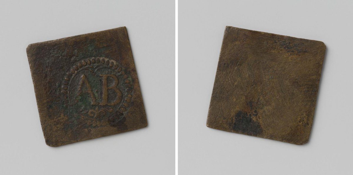City of Antwerp, token that entitled the bearer to bread during distribution