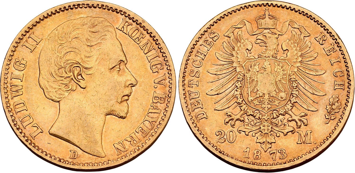 German Empire 20 Mark Gold Coin