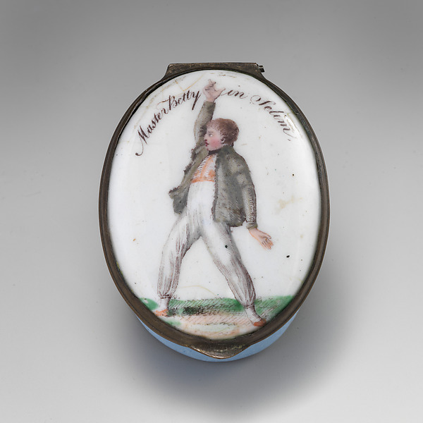 Patch box depicting Master Betty, ca. 1804