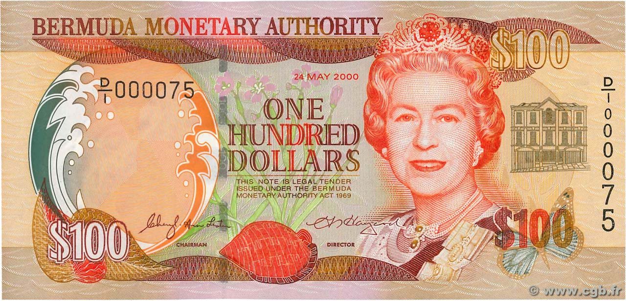 Obverse of 100 Dollars (2000), Pick 55