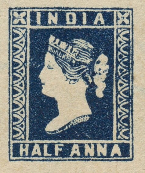 Queen Victoria, 1819-1901 issue, British India, 1854