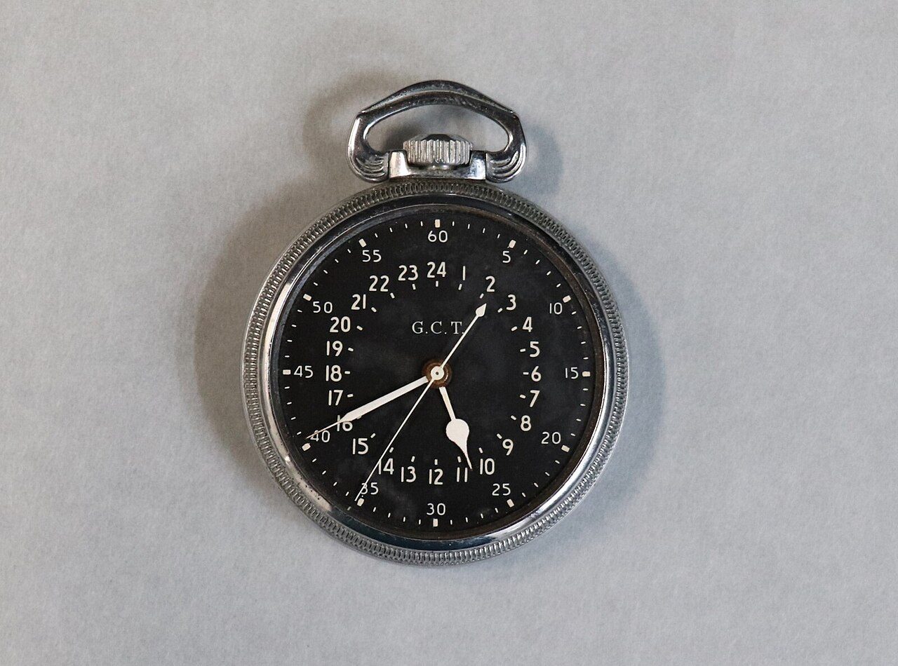 Hamilton 4992B Navigator's Watch open-face pocket watch, 1942