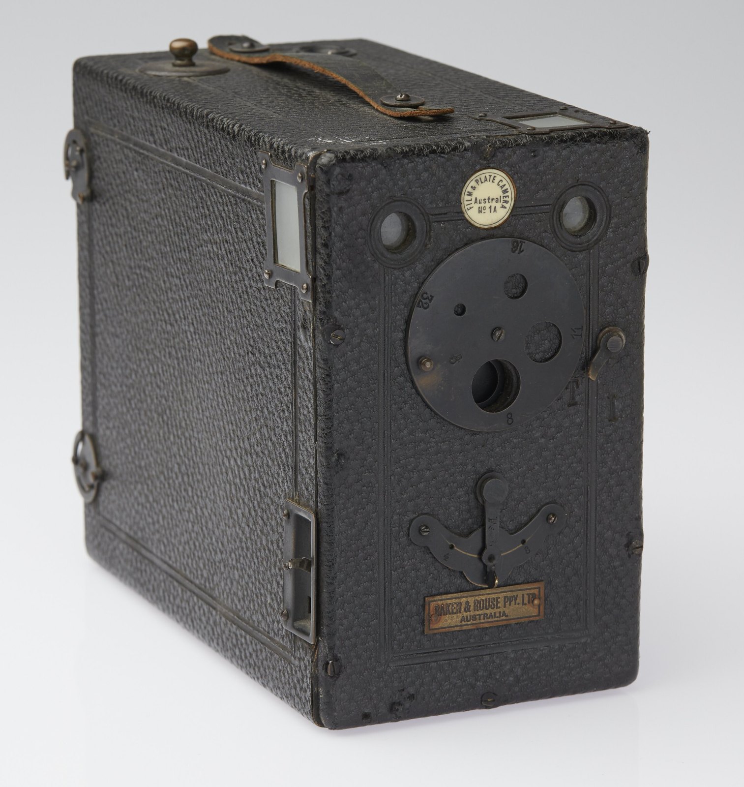 Camera, Film & Plate Camera Austral No 1, Baker & Rouse, Australia, 1897-1908 — museum object HT 55110