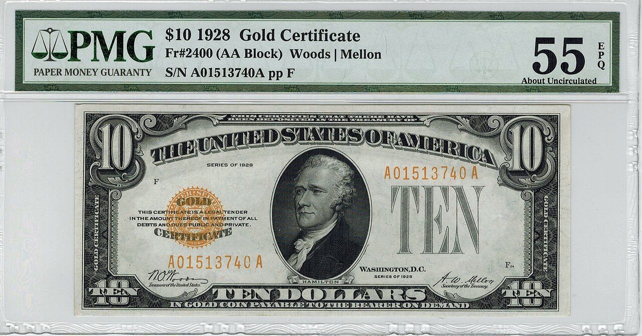 United States gold certificates