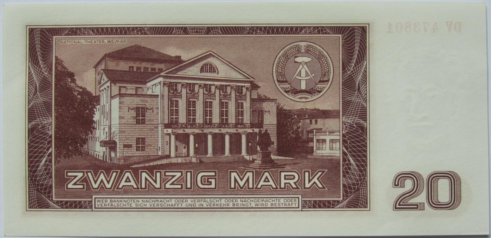 Reverse of 20 Mark (1964), Pick 24