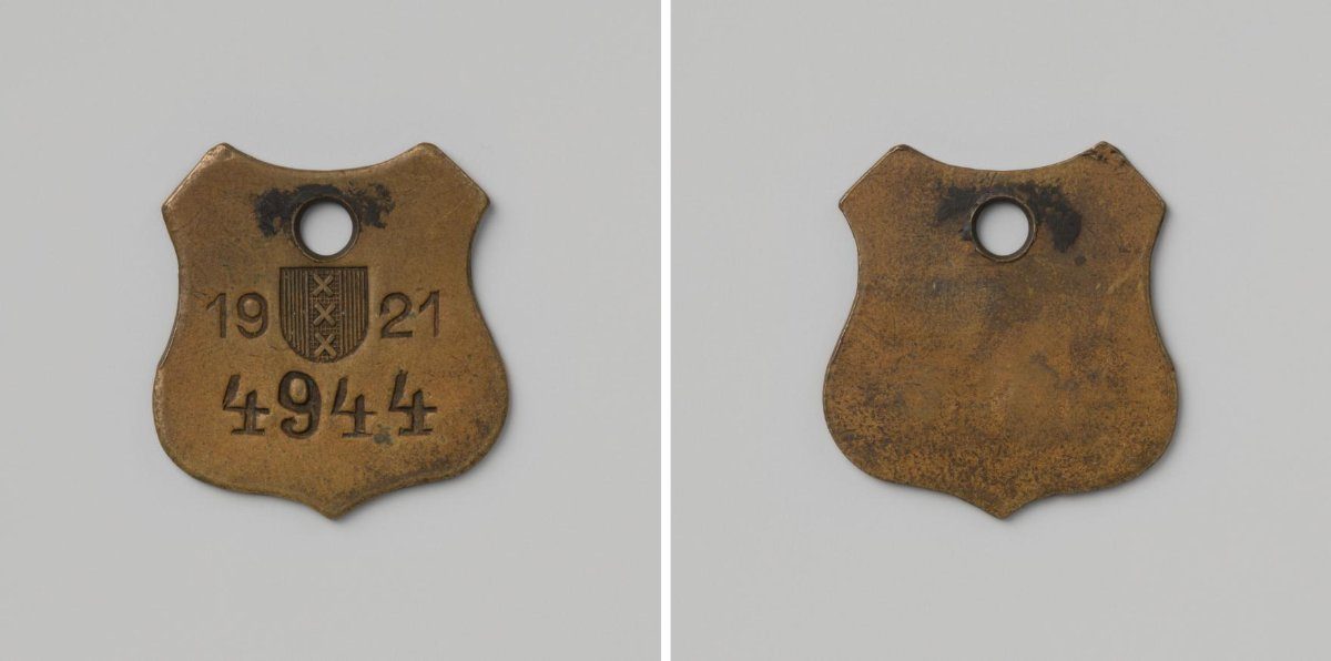 City of Amsterdam, lead token with no. 4944